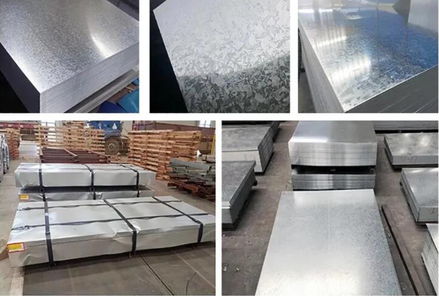 Galvanized steel plate