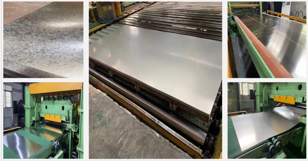 Galvanized steel plate