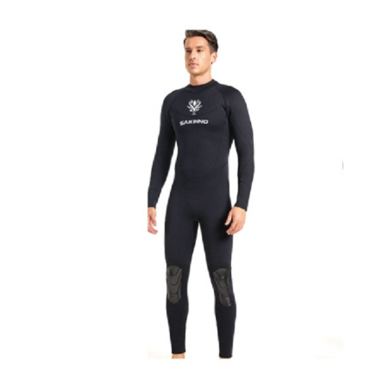 Men's long sleeve one-piece wetsuit