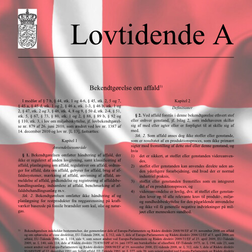 Danish Waste Treatment Act