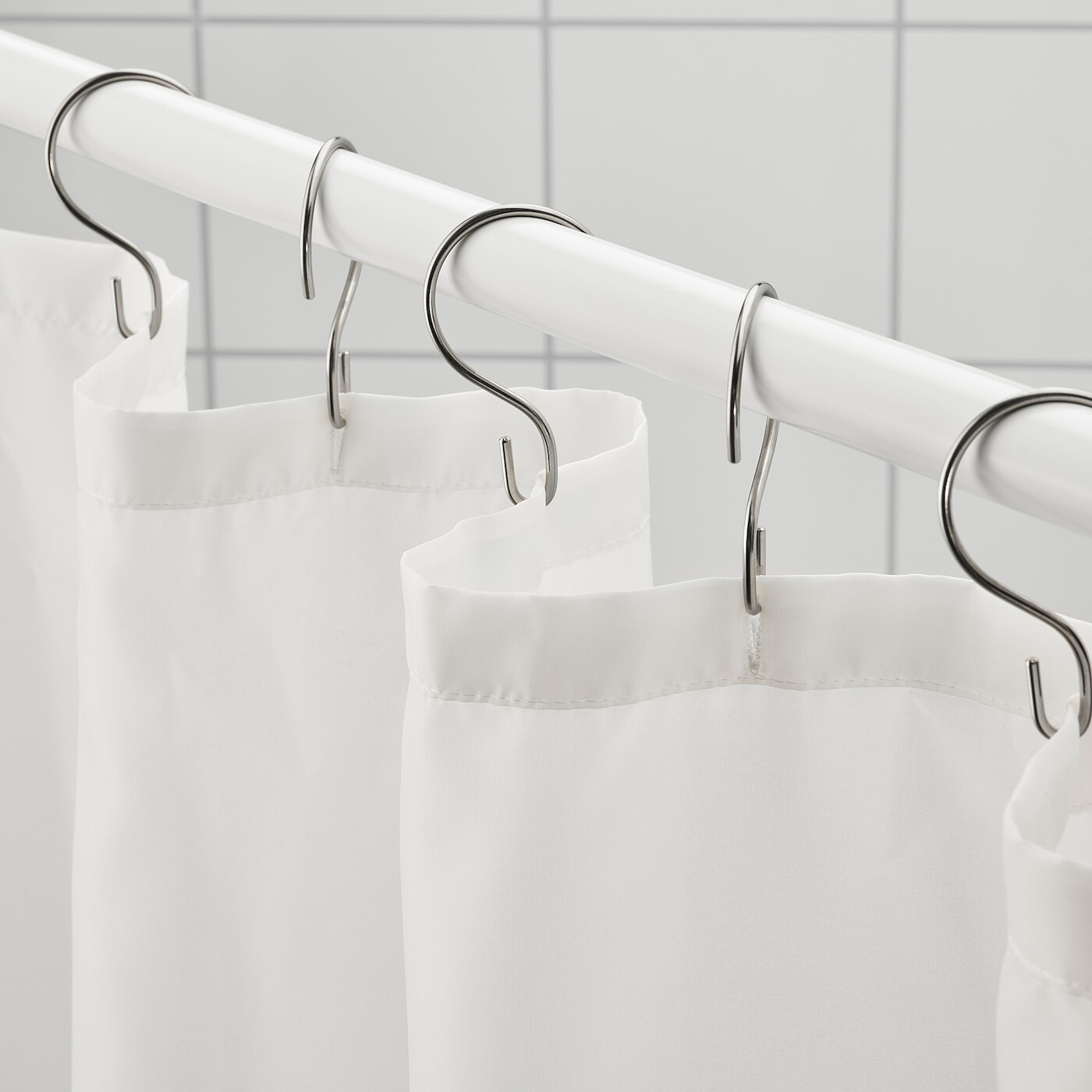 GRS Shower Curtain White