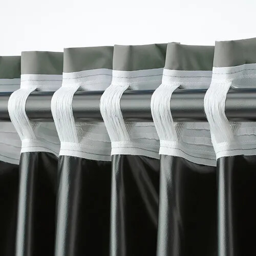 GRS Drapery Curtain Light Green