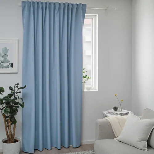 GRS Drapery Curtain Blue