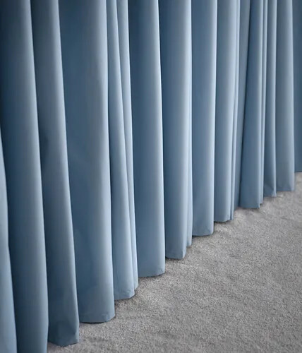 GRS Drapery Curtain Blue
