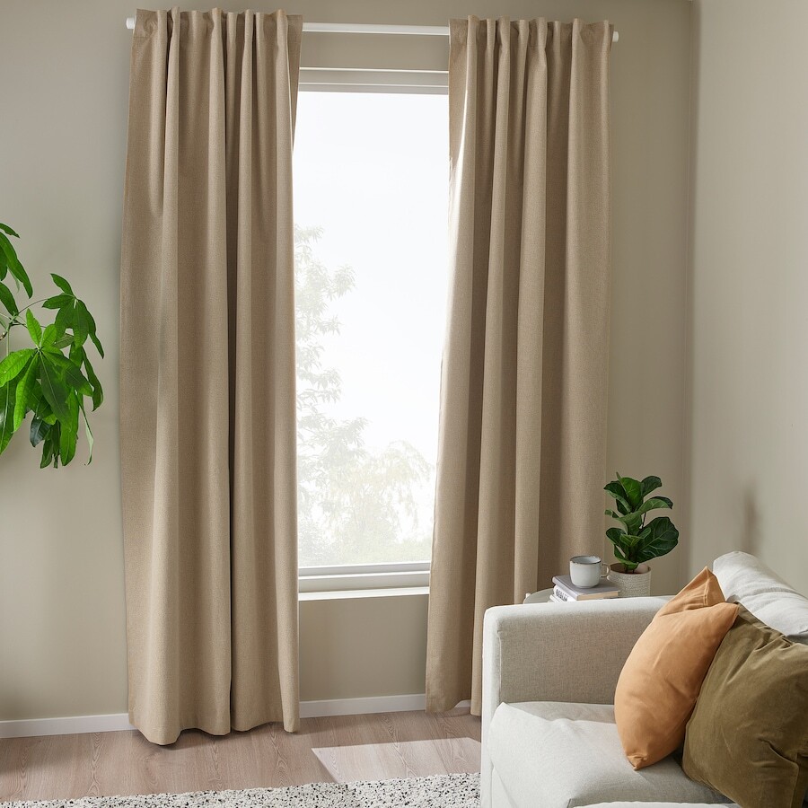 GRS Drapery Curtain Beige