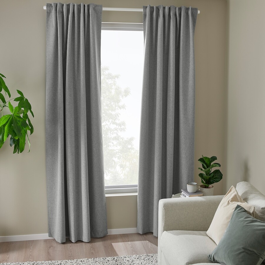 GRS Drapery Curtain Grey