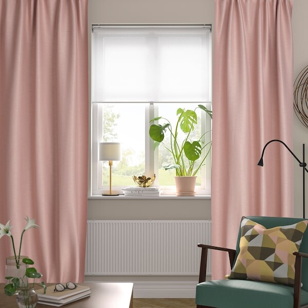 GRS Drapery Curtain Pink