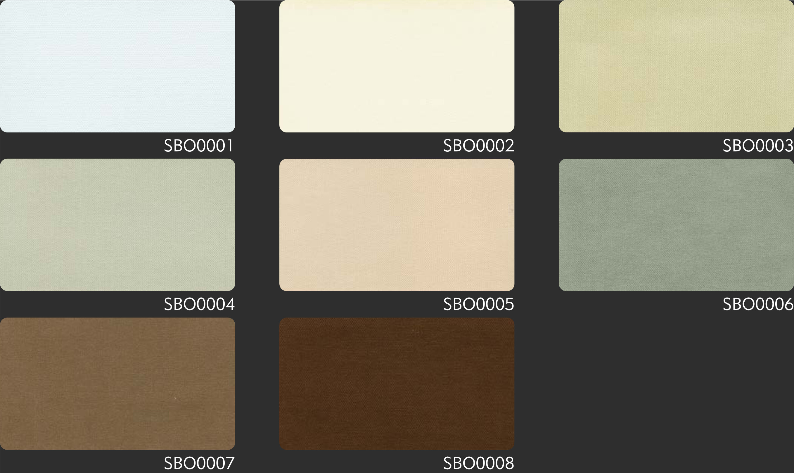 Shangri-la Shades Fabrics: Square Sheer on Back H Series