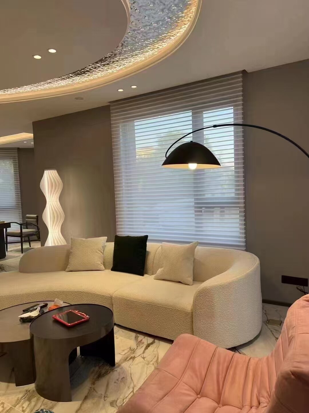 Shangri-la Shades Fabrics: Square Sheer on Back H Series