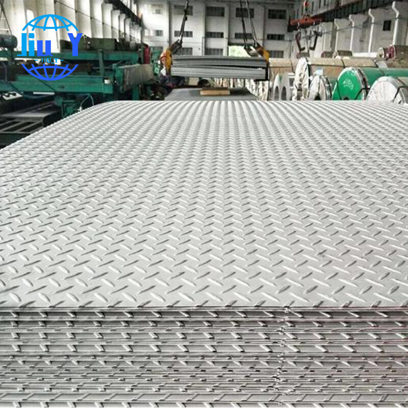 Galvanized checkered plate