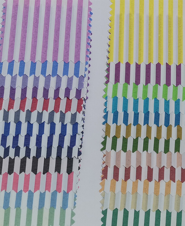 Yunfantex Stripe Fabric Yarn Dyed Stripe Jacquard Fabric Stripes Shirt Fabric for Garment