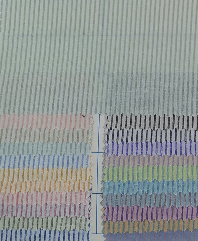 24.jpg Yunfantex Cotton Twill Stripe Fabric Men Woven Breathable Fabric for Summer Shirt Skirts Suits