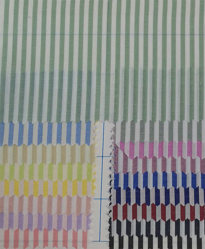 Yunfantex 100% Cotton Stripe Pattern Woven Yard Dyed Fabric For Garment And Textile