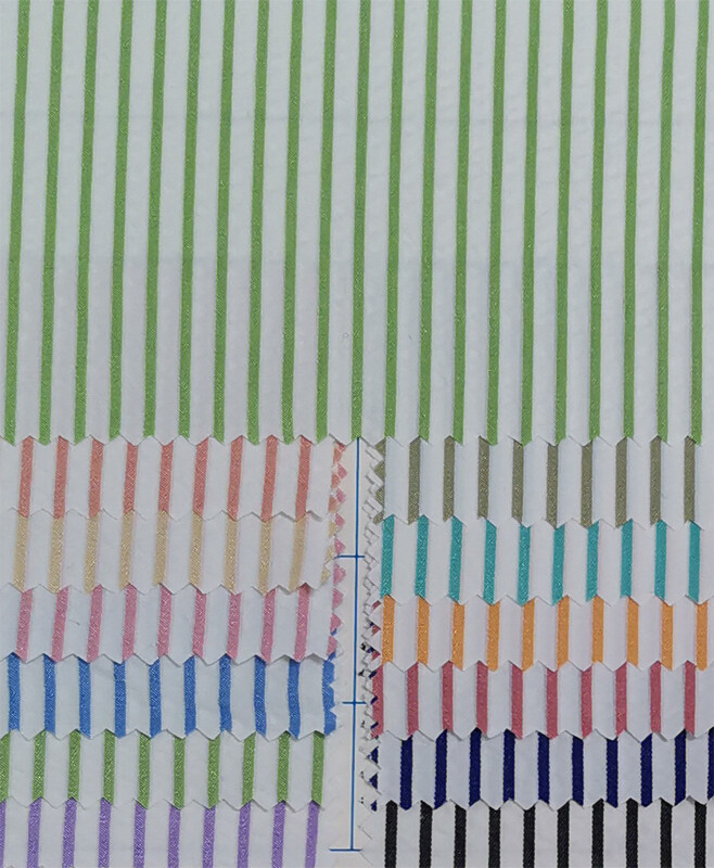 Yunfantex 100% Cotton Stripe Pattern Woven Yard Dyed Fabric For Garment And Textile