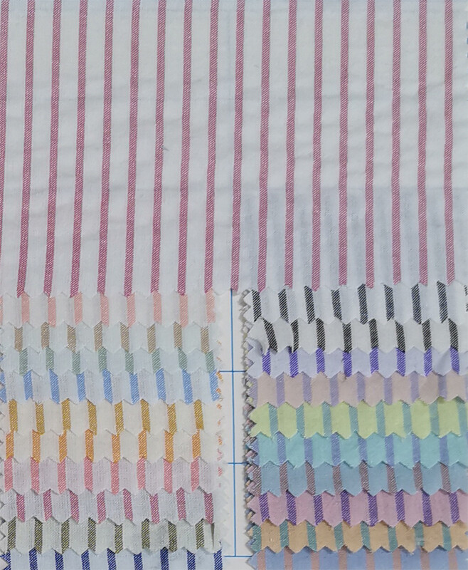 Yunfantex 100% Cotton Stripe Pattern Woven Yard Dyed Fabric For Garment And Textile