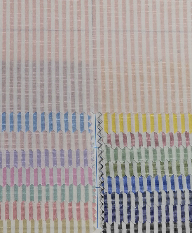 Yunfantex 100% Cotton Stripe Pattern Woven Yard Dyed Fabric For Garment And Textile