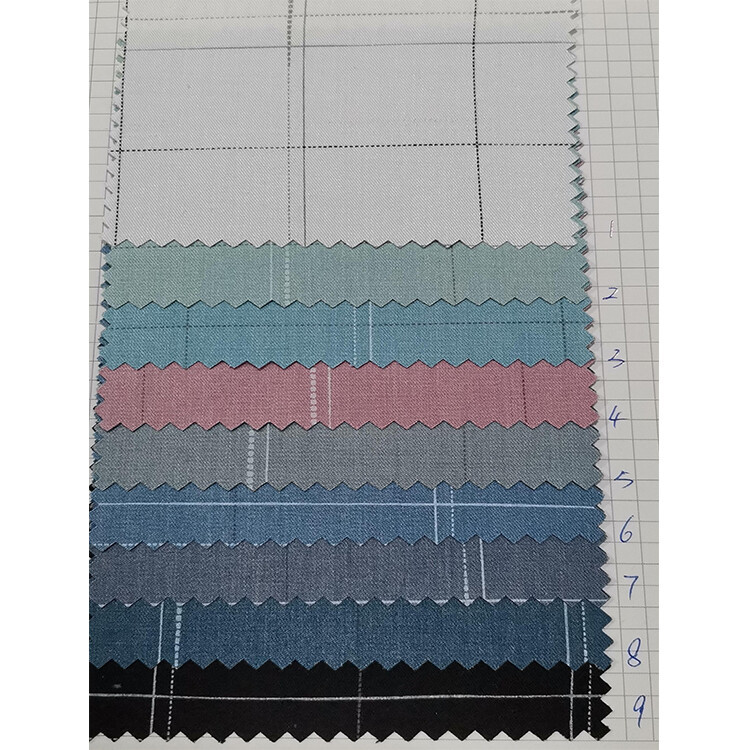 33.jpg Yunfantex 100% Cotton Yarn Dyed Cotton Stripe Jacquard Fabric for Shirt