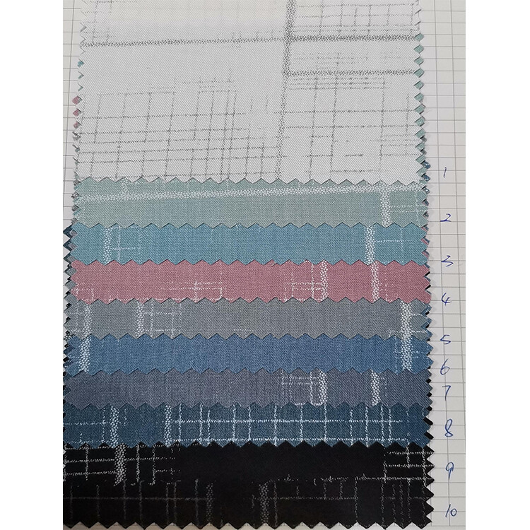 44.jpg Yunfantex 100% Cotton Yarn Dyed Cotton Stripe Jacquard Fabric for Shirt