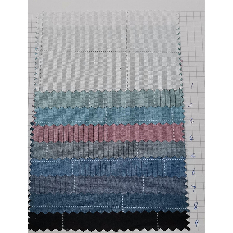 Yunfantex 100% Cotton Yarn Dyed Cotton Stripe Jacquard Fabric for Shirt