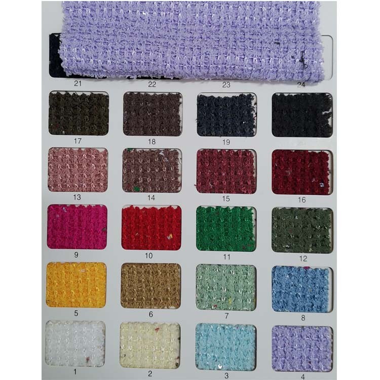 Yunfantex High Quality Solid Color Cotton Polyester Waffle Fabric for Baby Clothing Honeycomb Plain Fabric