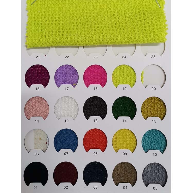 Yunfantex High Quality Solid Color Cotton Polyester Waffle Fabric for Baby Clothing Honeycomb Plain Fabric