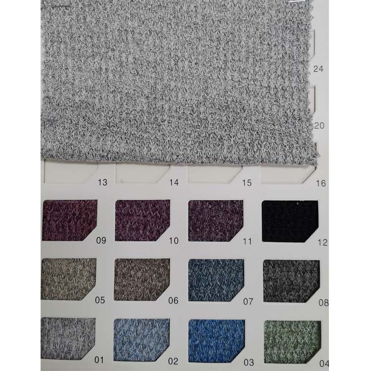 Yunfantex New Style Wafer Grid TC Elastic Texture Thick Needle Knitted Waffle Fabric for Garment