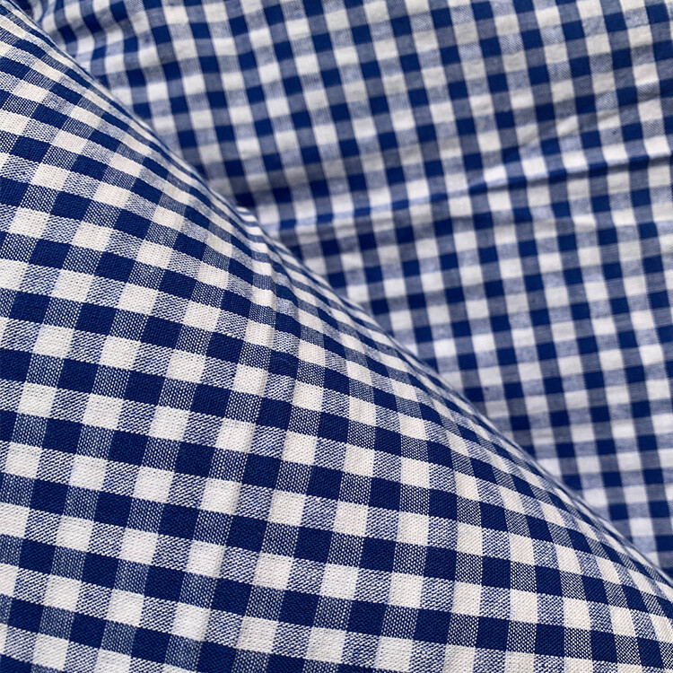 7.jpg Yunfantex Cotton Yarn Dyed Seersucker Hot Selling Breathable Check Plaid Bubble Fabric