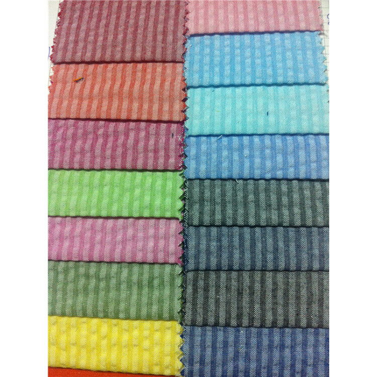 Yunfantex Solid Color Seersucker Bubble Fabric Jacquard Crepe Fabric for Shorts & Dresses