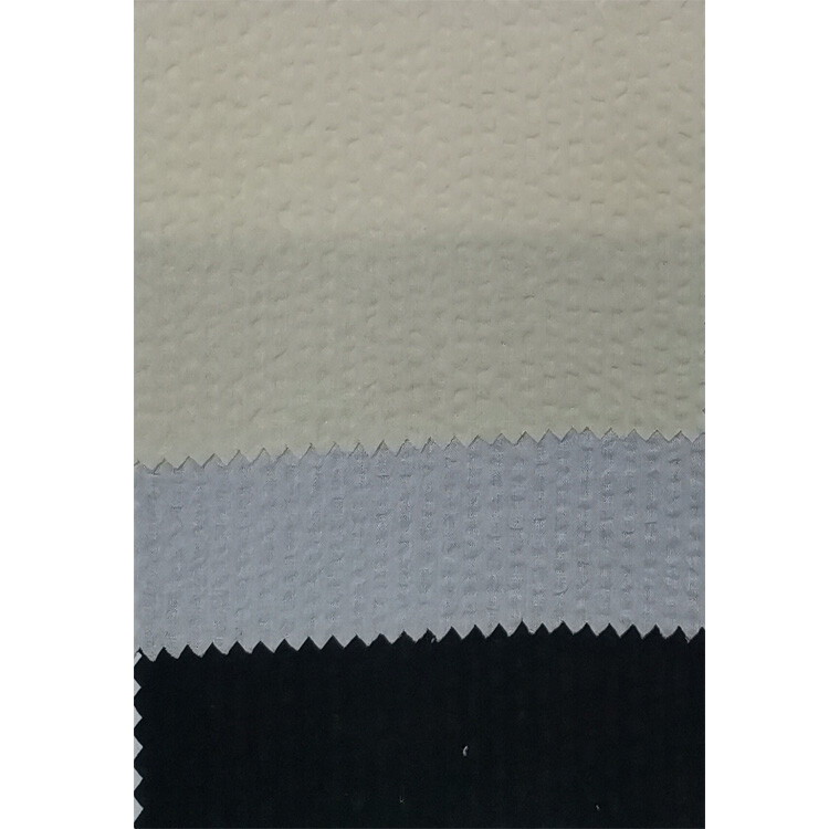 Yunfantex Solid Color Seersucker Bubble Fabric Jacquard Crepe Fabric for Shorts & Dresses