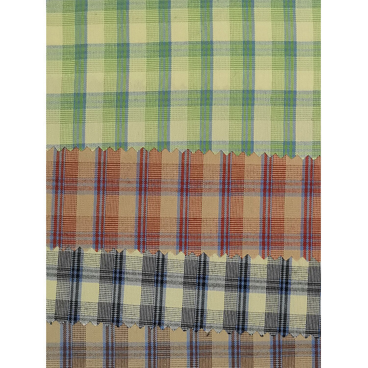 32.jpg Yunfantex Wholesale Casual Dark Plaid Pattern Cotton Check Shirts For Mens