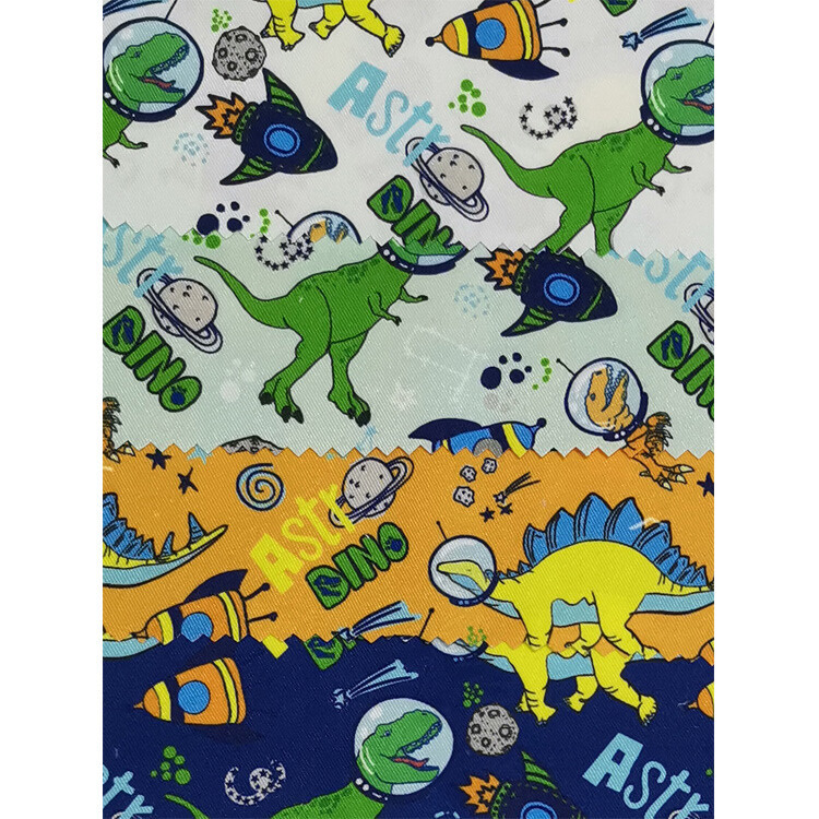 Yunfantex 100% Cotton Fabric Cartoon Digital Printed Fabric Home Textiles for Shirt Dress Kids Pants