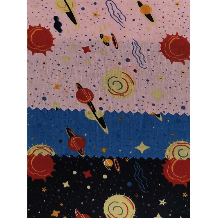 Yunfantex 100% Cotton Fabric Cartoon Digital Printed Fabric Home Textiles for Shirt Dress Kids Pants