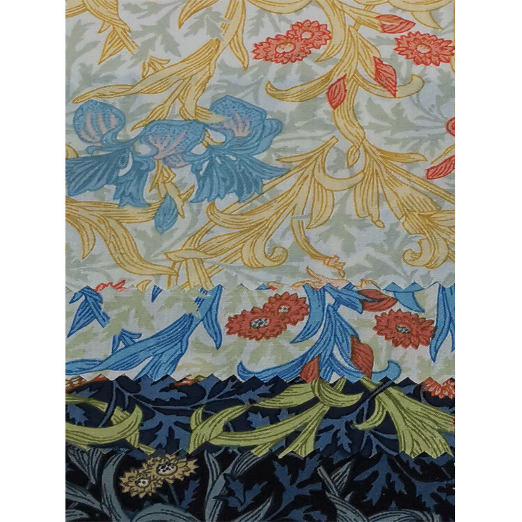 Yunfantex Digital Printed 100% Cotton Poplin Lightweight Flower Fabric Cotton Fabric For Garment