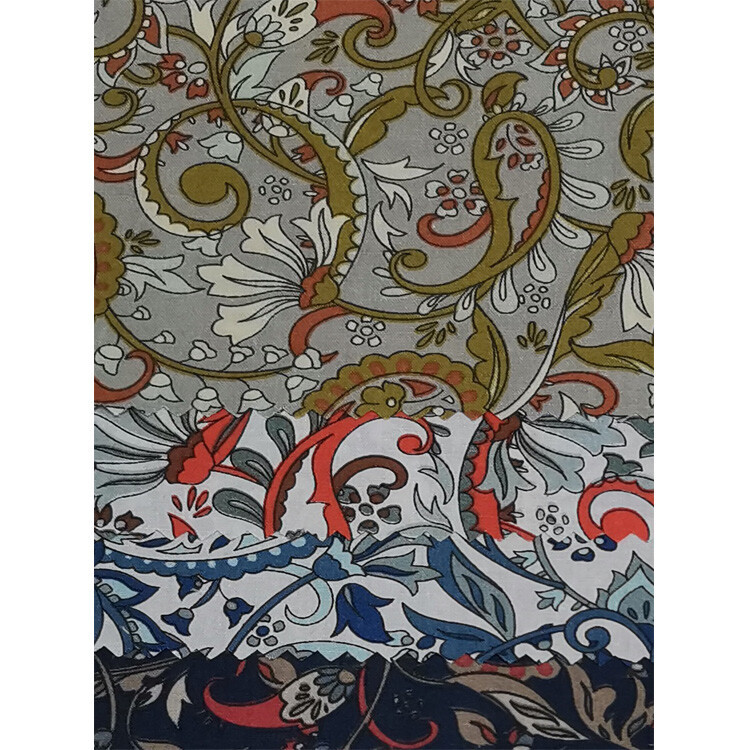 Yunfantex Digital Printed 100% Cotton Poplin Lightweight Flower Fabric Cotton Fabric For Garment