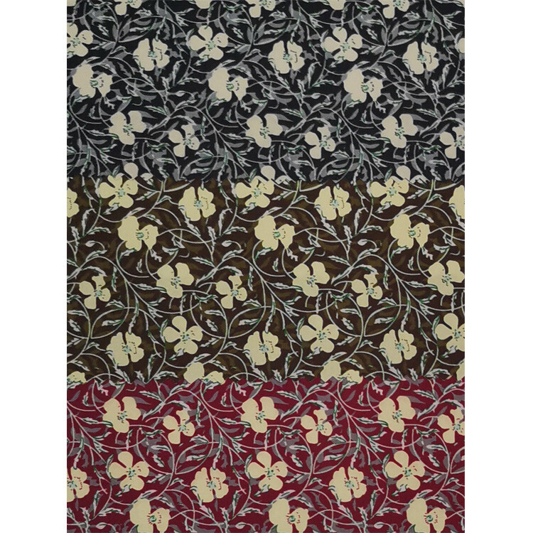 Yunfantex Custom Cotton Flower Printed Fabric Digital Printing Cotton Poplin For Men Shirt