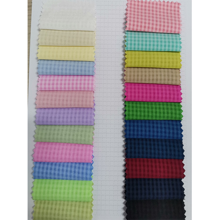 Yunfantex Hot Selling Cotton Yarn Dyed Gingham Check Fabric for Shirt and Dress
