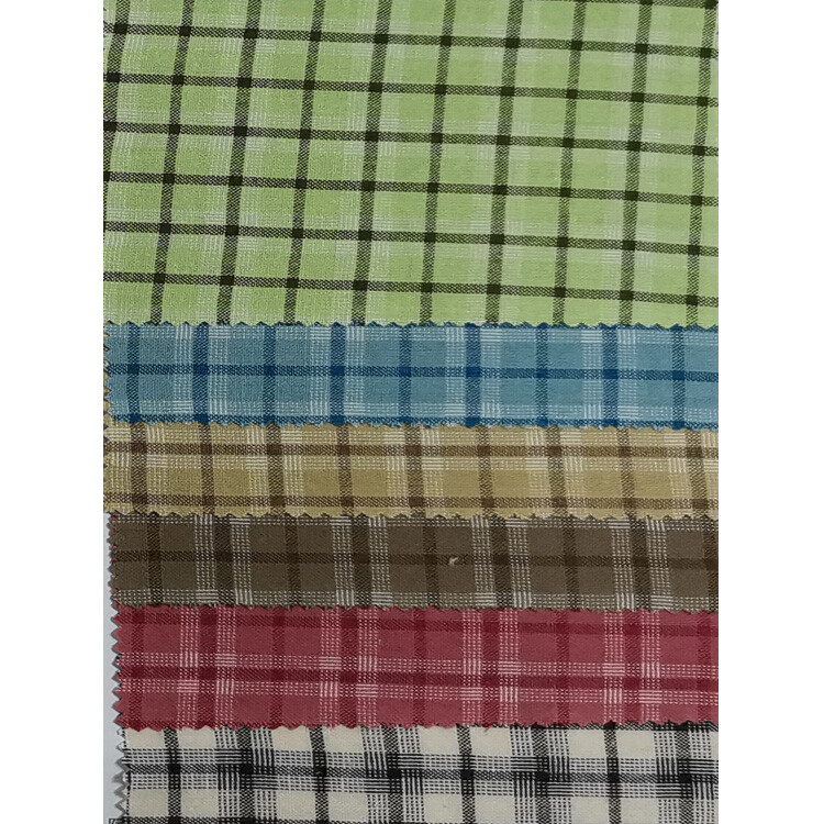 Yunfantex Hot Selling Cotton Yarn Dyed Gingham Check Fabric for Shirt and Dress
