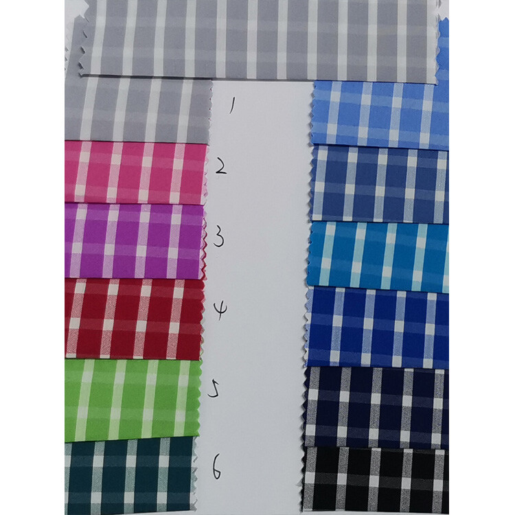 Yunfantex Hot Selling Cotton Yarn Dyed Gingham Check Fabric for Shirt and Dress