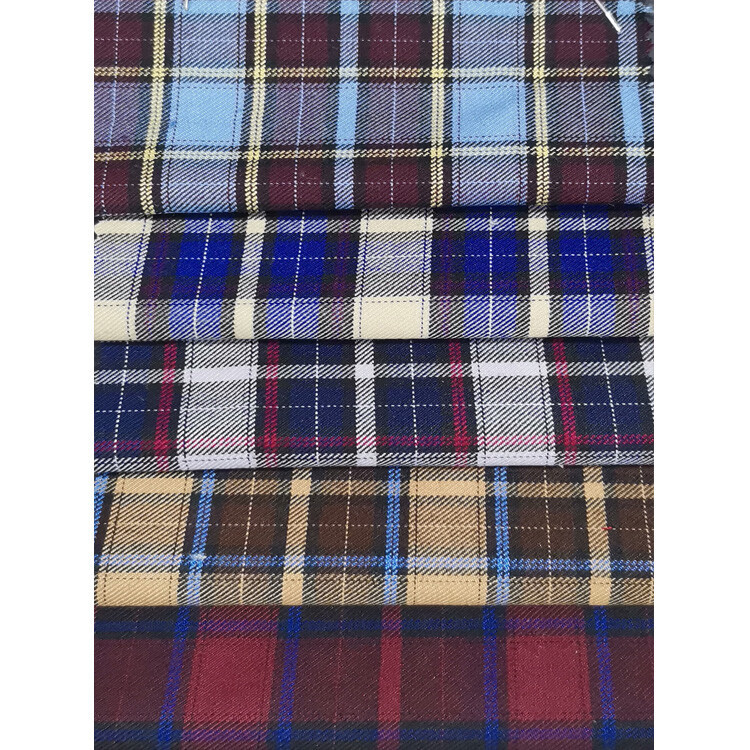 Yunfantex Wholesale Fabric Yarn-dyed Woven Check 100% Cotton Shirt Fabric Yunfantex Wholesale Fabric Yarn-dyed Woven Check 100% Cotton Shirt Fabric