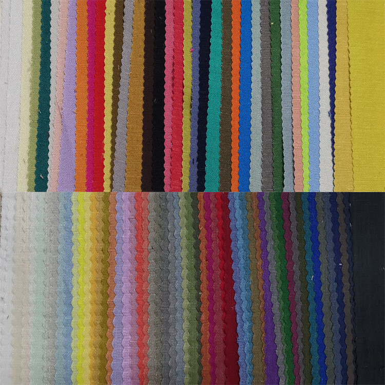 Yunfantex Linen Colorful Soft Yarn Dyed Solid Linen Shirting Fabric