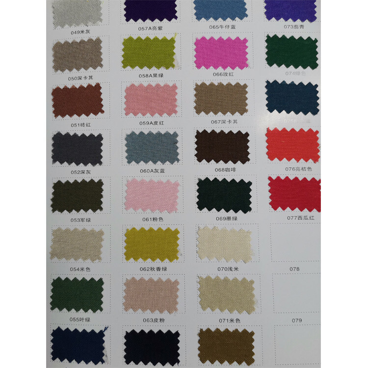 Yunfantex 100% Linen Fabric Eco-Friendly Woven Solid Fabrics for Casual Shirts Dress