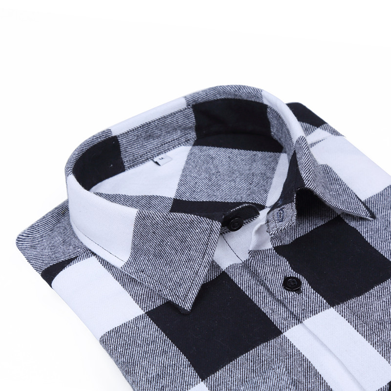 Yunfantex Wholesale Latest New Product Winter Cotton Thick Flannel Check Shirt For Men