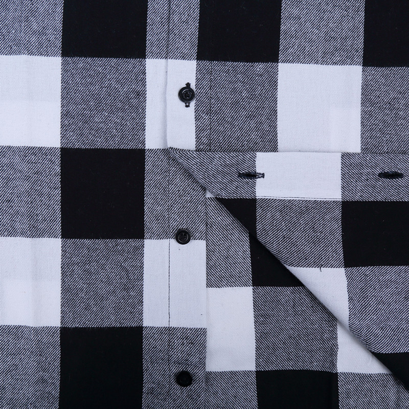 Yunfantex Wholesale Latest New Product Winter Cotton Thick Flannel Check Shirt For Men