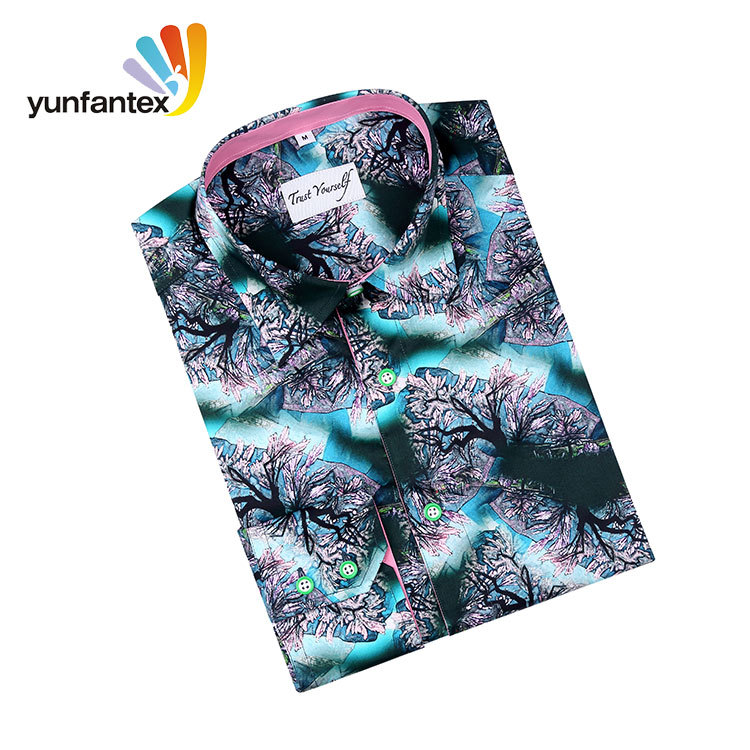 Yunfantex Wholesale Hawaii Plus Size Beach Shirt Top Man Flower Shirt Men's Full Sleeve Shirts Yunfantex Wholesale Hawaii Plus Size Beach Shirt Top Man Flower Shirt Men's Full Sleeve Shirts