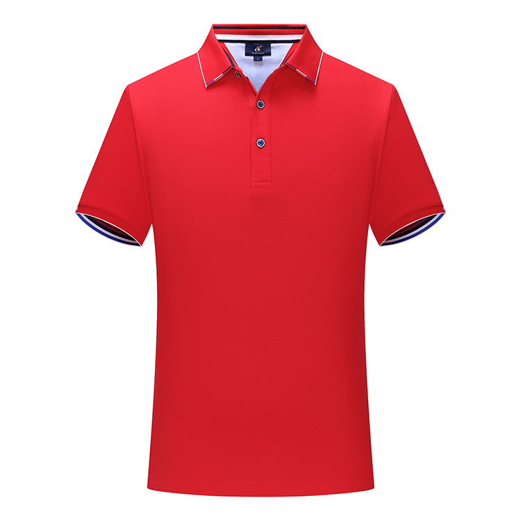 Yunfantex Men Comfortable Breathable Short Sleeve Polo Collar Shirt Golf Polo T-shirt