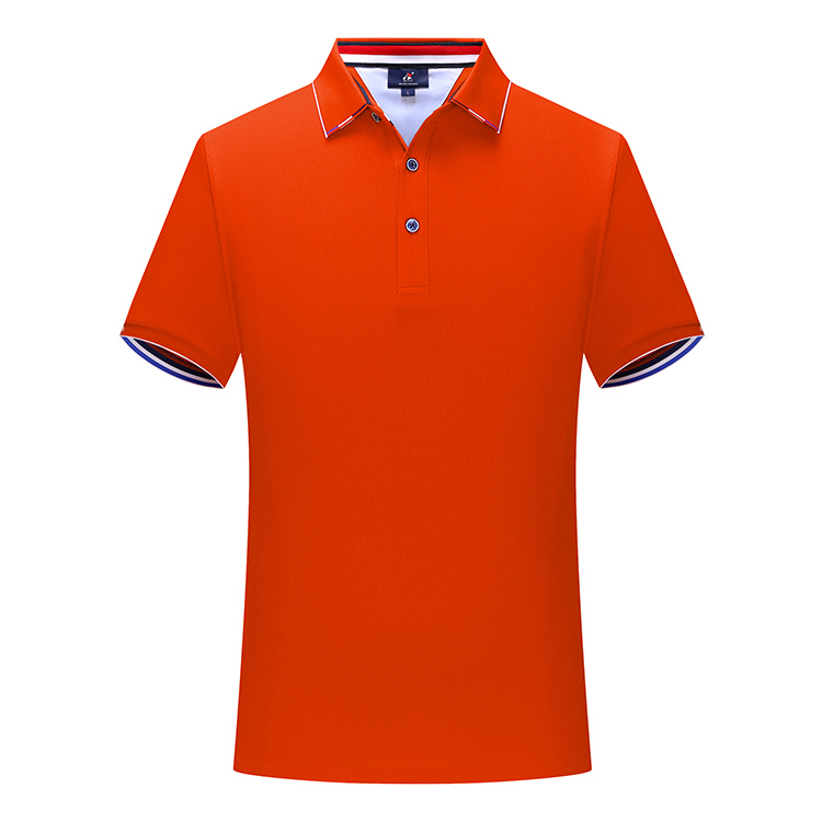 Yunfantex Men Comfortable Breathable Short Sleeve Polo Collar Shirt Golf Polo T-shirt