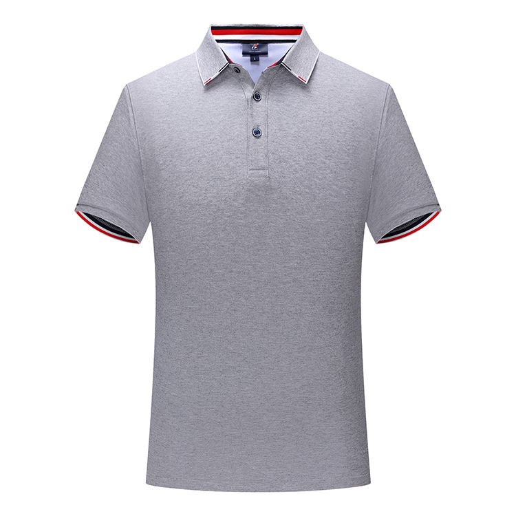 Yunfantex Men Comfortable Breathable Short Sleeve Polo Collar Shirt Golf Polo T-shirt