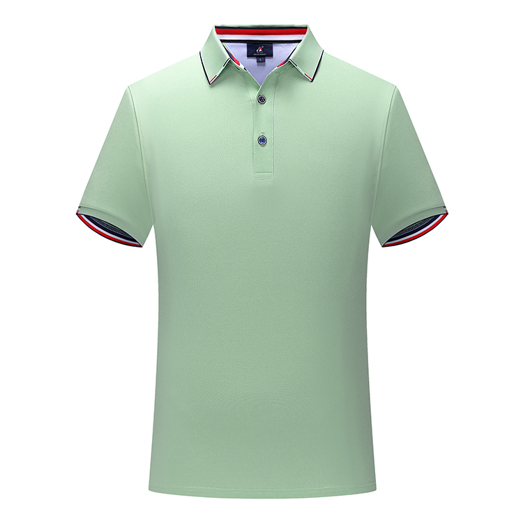 Yunfantex Men Comfortable Breathable Short Sleeve Polo Collar Shirt Golf Polo T-shirt