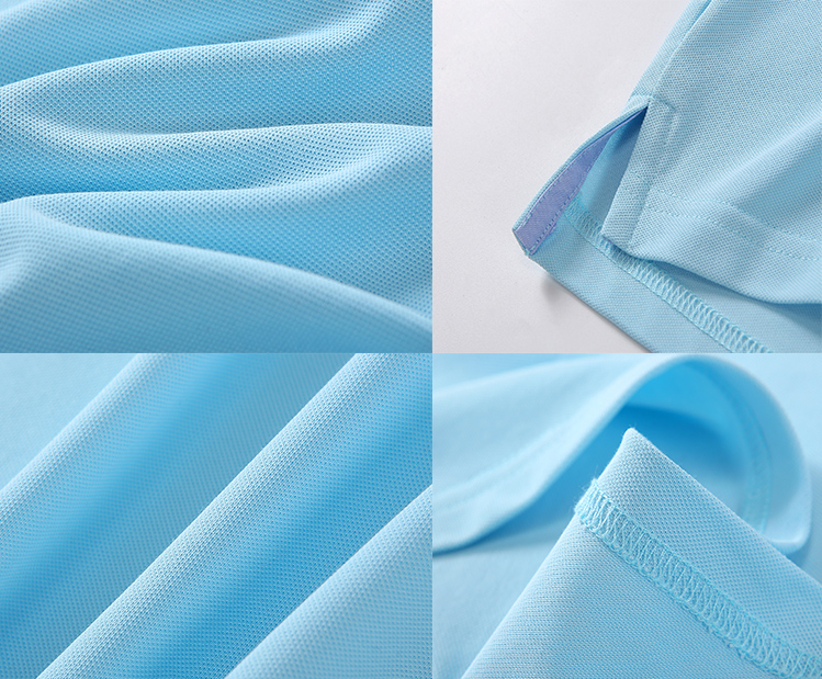 Yunfantex Men Comfortable Breathable Short Sleeve Polo Collar Shirt Golf Polo T-shirt