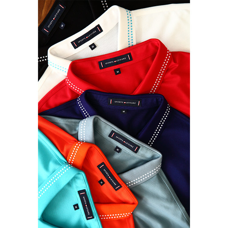 Yunfantex Cotton Pique Fabric Quick Dry Sport Breathable Men's Polo Shirt Short Sleeve Shirts